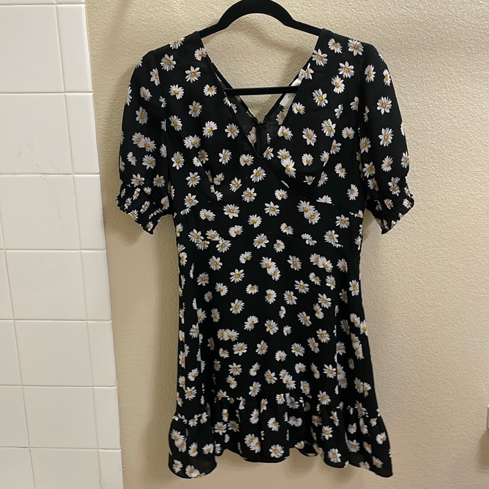 Black Daisy Dress